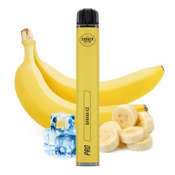 Dinner Lady Vape Pen Pro - Banana Ice - 600 Puff - 20mg - Disposable