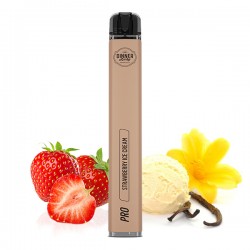 Dinner Lady Vape Pen Pro - Strawberry Ice Cream - 600 Puff - 20mg - Disposable