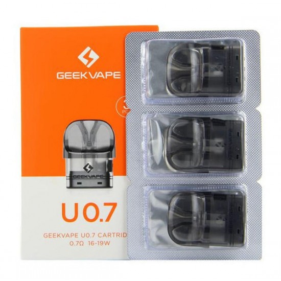 Geekvape U Pod Tank Cartridge - 0.7 ohm - (3-pack)